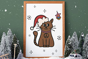 Groovy Chritmas Pack, a Seasonal Illustration by DeniDiaz (Thumbnail 3 of 10)