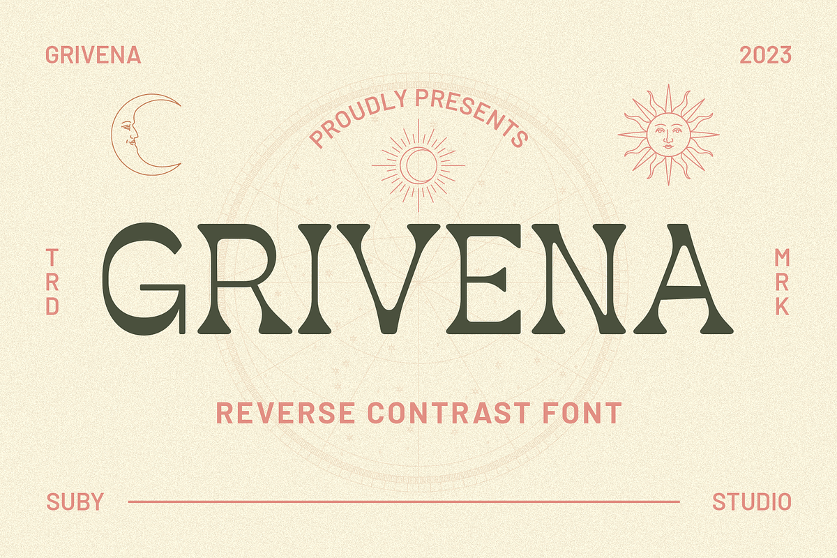 Grivena, a Serif Font by Suby Studio (Photo 1 of 5)