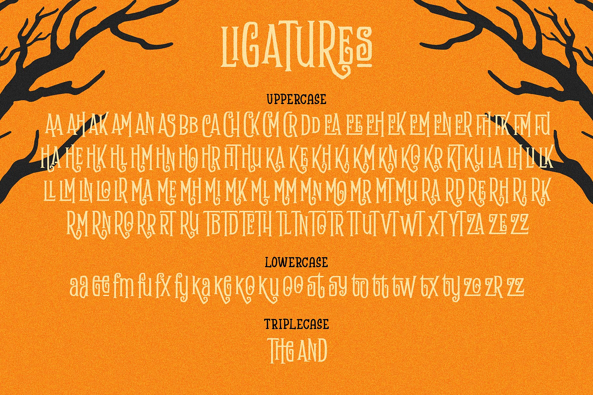 The Zukones Halloween Font, a Serif Font by alit design (Photo 11 of 16)