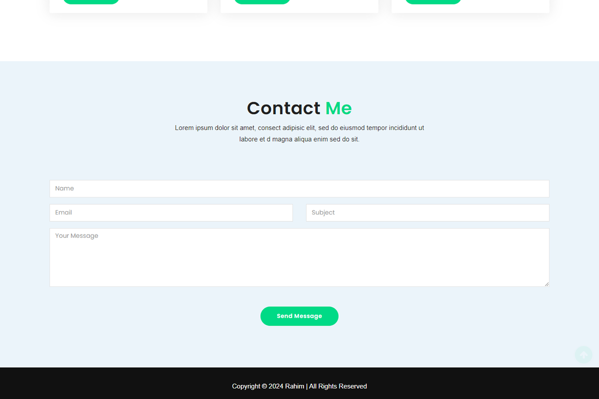 Rahim - Personal Portfolio HTML, a Bootstrap Template by Themeplaza (Photo 7 of 7)