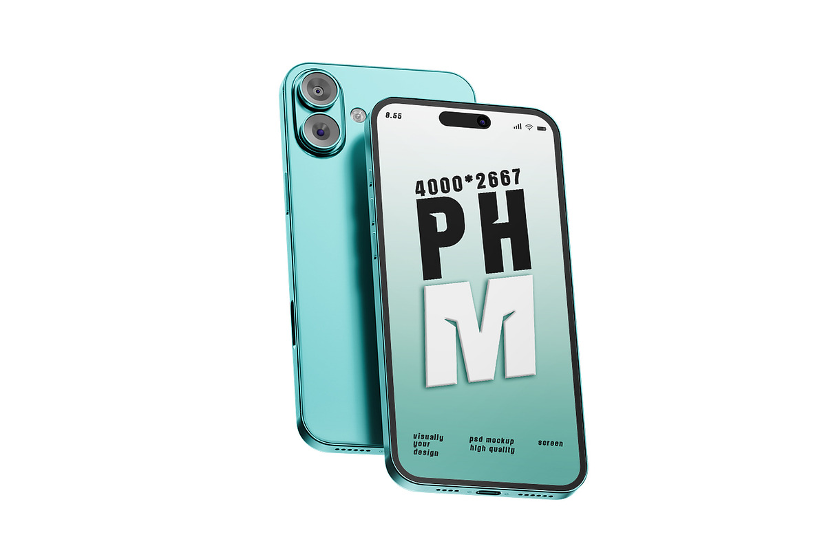 iPhone 16 Mockup, an iPhone Mockup by pixelmock (Photo 7 of 13)