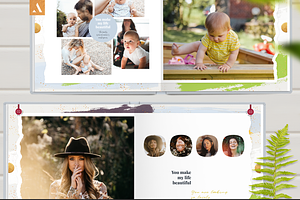 12x12 Photo Album Template / Aurora