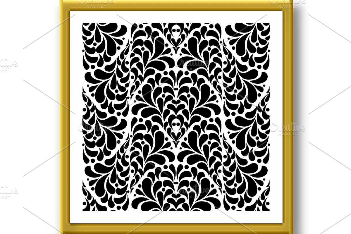 Flower geometric pattern., a Pattern Graphic by RODINA (Photo 2 of 3)