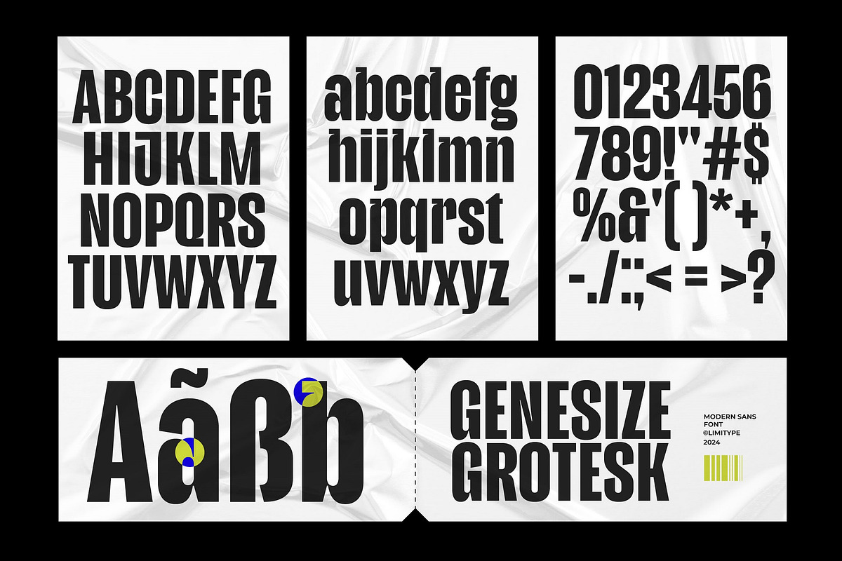 Genesize Grotesk - Condensed Font, a Sans Serif Font by limitype (Photo 4 of 9)