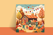 Halloween poster banner design, a Poster Template by hkmonir (Thumbnail 3 of 4)
