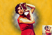 Comic Halftone Dots Effect Ps Action, an Action Add-On by Studio Retouch (Thumbnail 3 of 11)