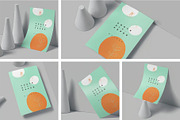 US Half Letter Size Paper Mockups, an Advertising Mockup by megostudi0 (Thumbnail 1 of 7)