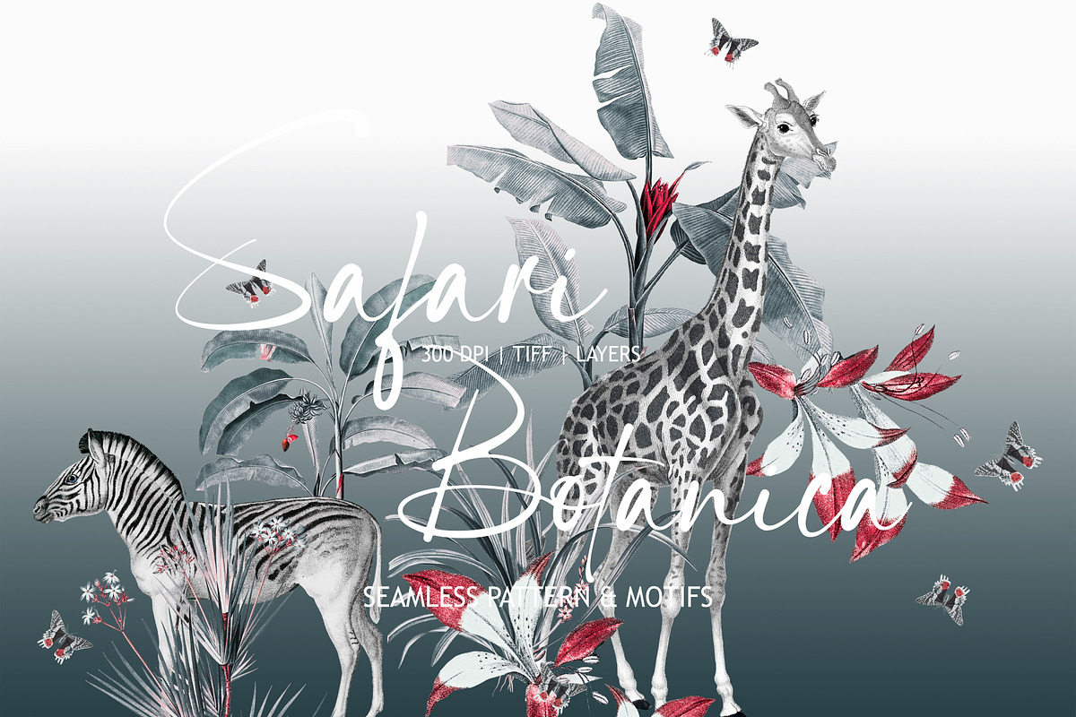 SAFARI BOTANICA — Luxury Prints, a Pattern Graphic by YARROO (Photo 1 of 10)