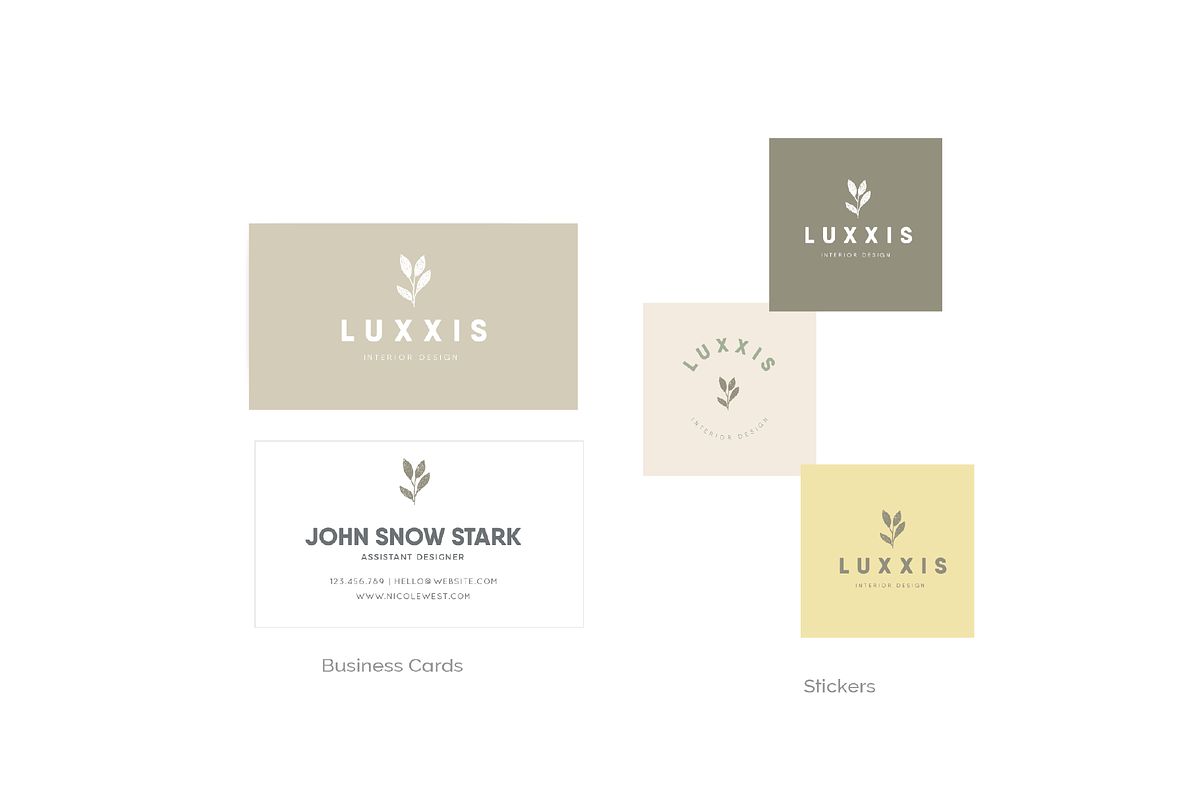 ULTIMATE Logo & Branding Kit - Lux, a Branding & Logo Template by Just Arpi Design Agency (Photo 4 of 11)