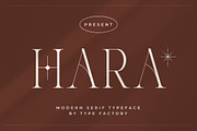 Hara - Modern Serif Typeface, a Serif Font by Typefactoryco (Thumbnail 1 of 10)