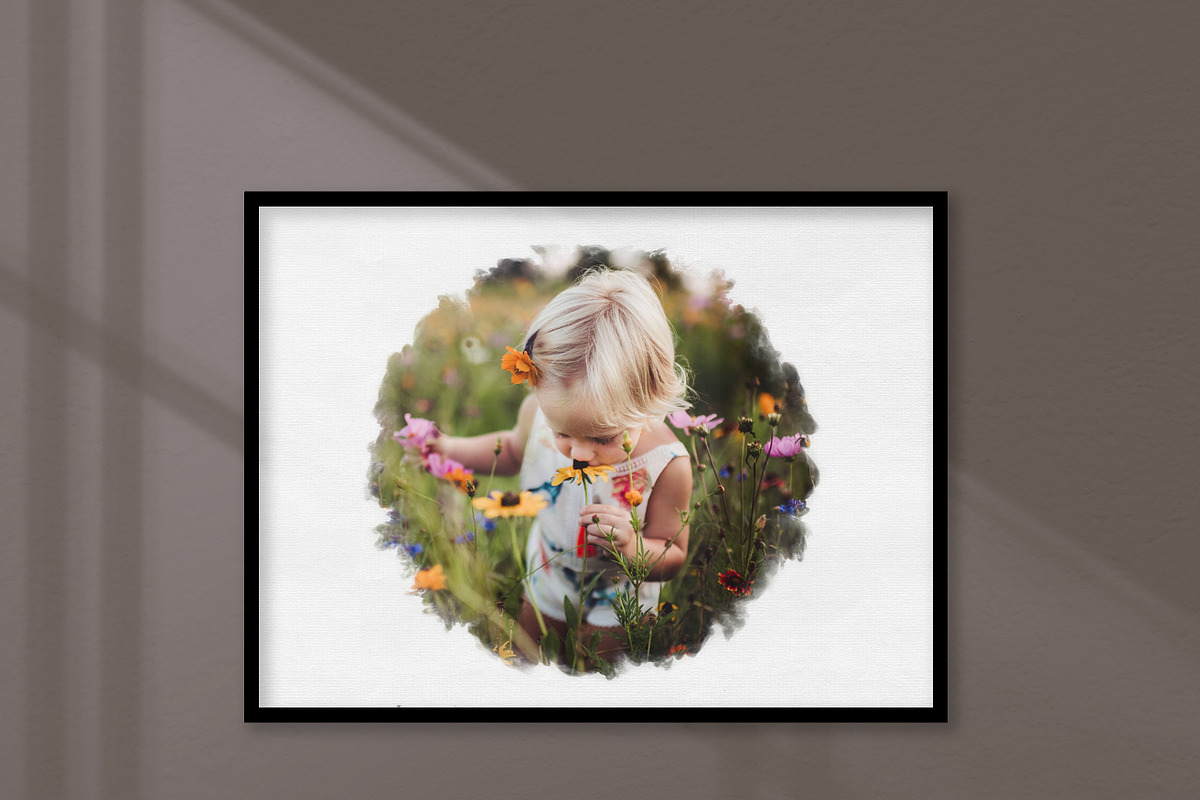 Watercolor rounds photo masks, a Layer Style Add-On by BrownLeopard (Photo 6 of 7)