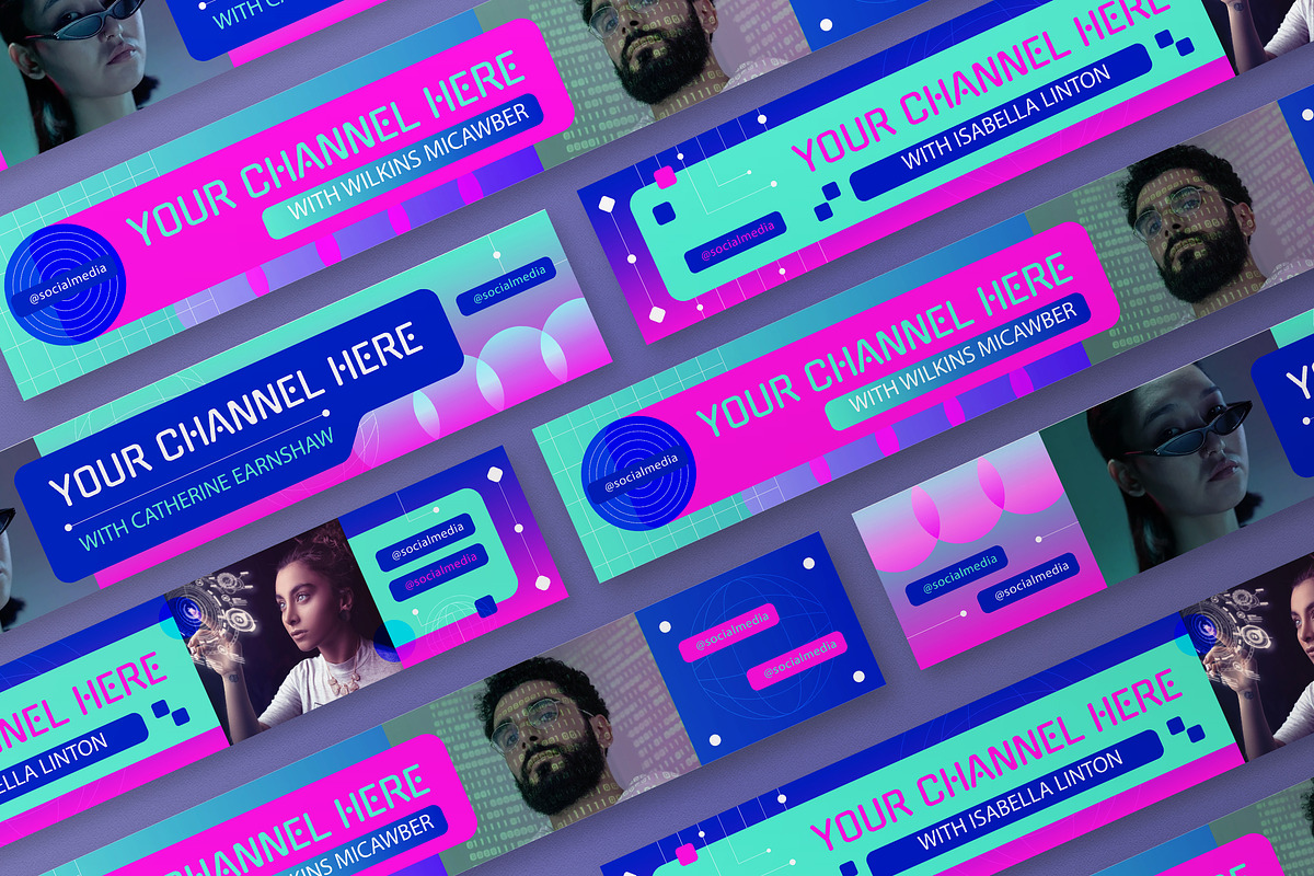 Alternative Design YouTube Cover, a Social Media Template by graphicook (Photo 3 of 3)