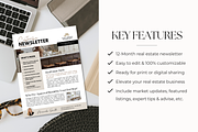 12 Month Real Estate Newsletter, a Brochure Template by ShopRShop (Thumbnail 4 of 9)