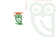 Owl with toga hat logo design, an Object Graphic by nicemorning (Thumbnail 4 of 5)