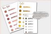 Metallic Brushes for AI, a Brush Add-On by CL Creative Studio (Thumbnail 6 of 10)