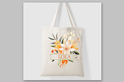 Orange Spring Flowers Honey Lilly, a Decorative Illustration by LeCoqDesign (Thumbnail 3 of 5)