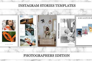 Instagram stories for Photographers