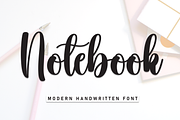 Notebook | Script Font, a Handwritten Font by Scratchones (Thumbnail 1 of 8)