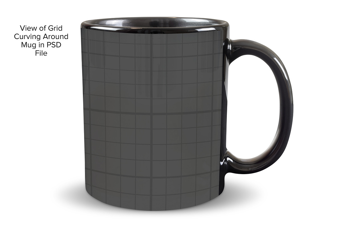 11 oz Black Mug Mockup - PSD & PNG, a Cups & Container Mockup by MelissaBMockups (Photo 4 of 7)