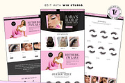Wix Salon Website Template Theme, a Wix Template by Template Twist Shop (Thumbnail 2 of 10)