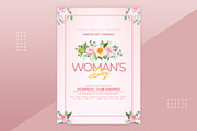 Editable Womens Day Flyer Template, a Flyer Template by MithilaCreation (Thumbnail 3 of 8)