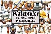 Craftsman Clipart, an Illustration by Design Market (Thumbnail 1 of 4)