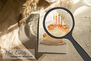 Watercolor Bronze Birthday Elegance, an Illustration by Dazzling Art Boutique (Thumbnail 5 of 11)