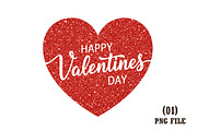 Valentines Day PNG, an Illustration by DreamArtGraphic (Thumbnail 4 of 6)