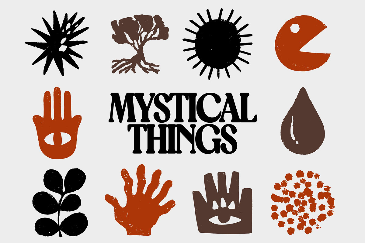 Mystical Things: 110 Magic Pack, a Decorative Illustration by Veyla (Photo 1 of 14)