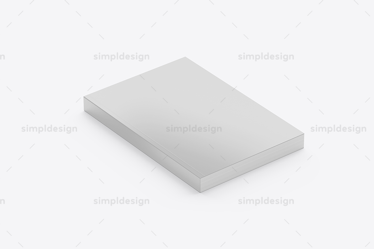 Crown Octavo Softcover Book Mockup, a Books & Magazine Mockup by SimplDesign (Photo 4 of 13)