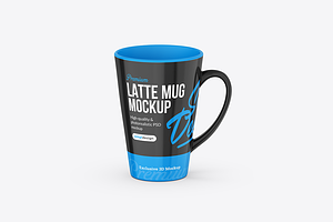 Latte Mug Mockup