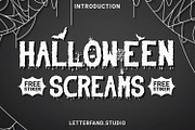 Scream Halloween, a Serif Font by Letterfand.studio (Thumbnail 1 of 12)