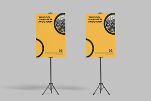 Tripod Banner Mockup