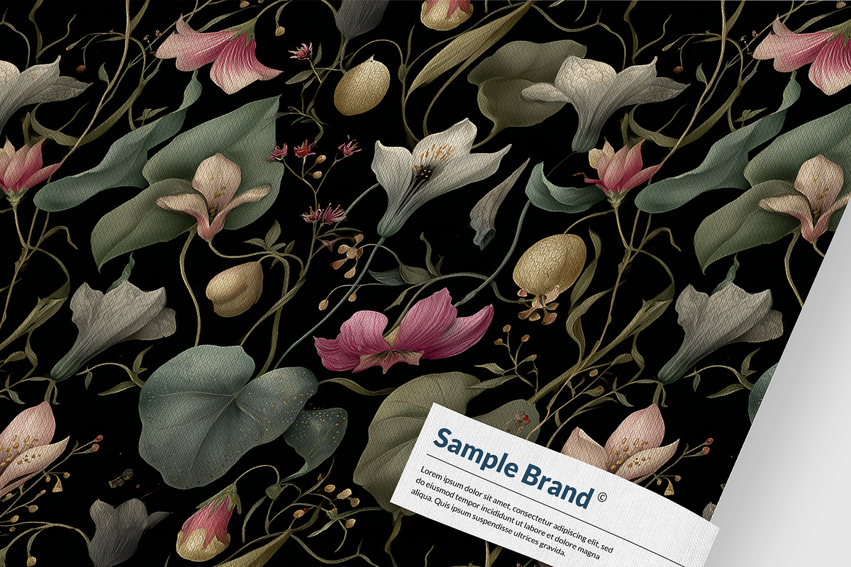DARK COTTAGECORE Seamless Pattern, a Pattern Graphic by AYAKA Studio Co. (Photo 3 of 9)