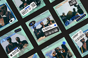 8 Modern Grunge Social Posts, a Social Media Template by Parisa-Artstudio (Thumbnail 4 of 4)
