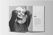 Gray Scale Fashion Magazine, a Magazine Template by Layout Design (Thumbnail 4 of 10)