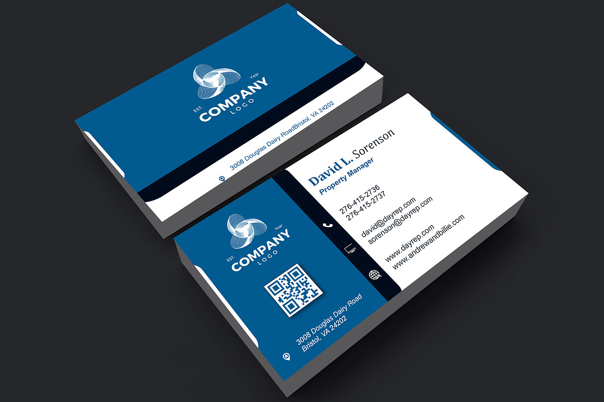 Classic Real Estate Card PSD preview 4