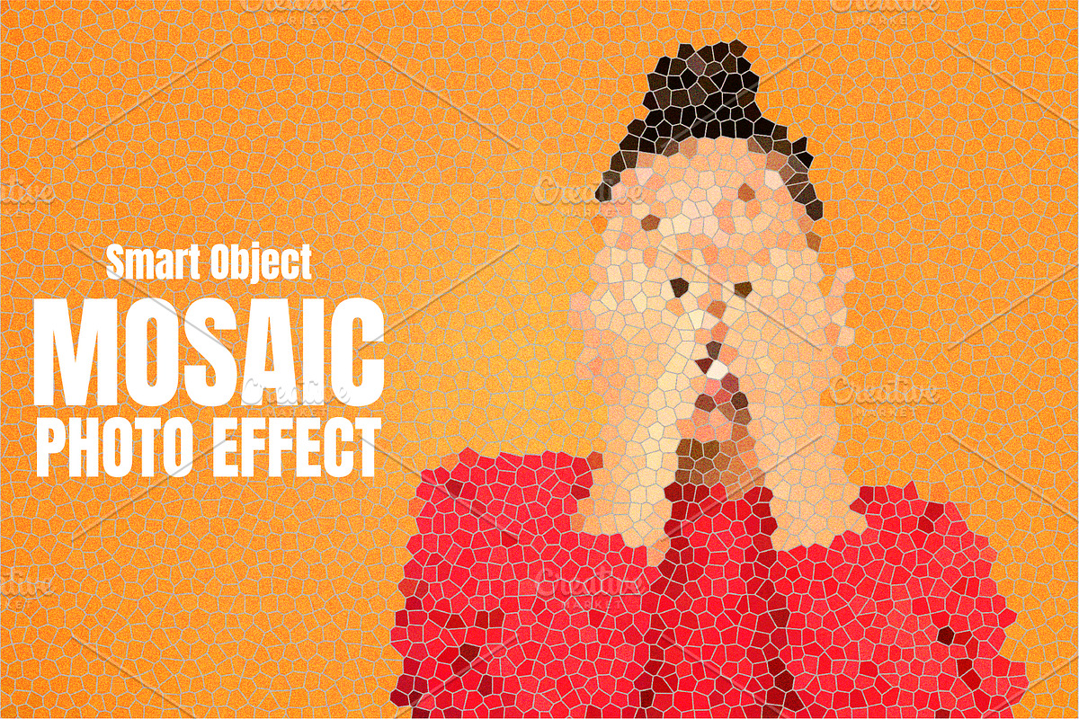 Mosaic Photo Effect, a Layer Style Add-On by alexdndz (Photo 1 of 2)