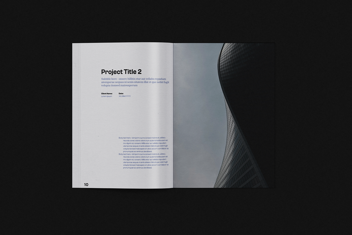 Modern Portfolio Template v4, a Brochure Template by Akreatipe (Photo 6 of 16)