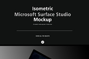 Isometric Microsoft Studio Mock-up, a Product Mockup by IsometricWorld (Thumbnail 4 of 5)