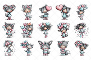 Fairyland Whimsical Animal Love PNG, an Illustration by SinaCreation (Thumbnail 2 of 7)