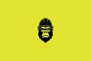 Gorilla logo collection, a Branding & Logo Template by Team_Ultra_Graphics (Thumbnail 3 of 9)