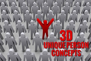 Bundle of 3D Unique Person Concepts