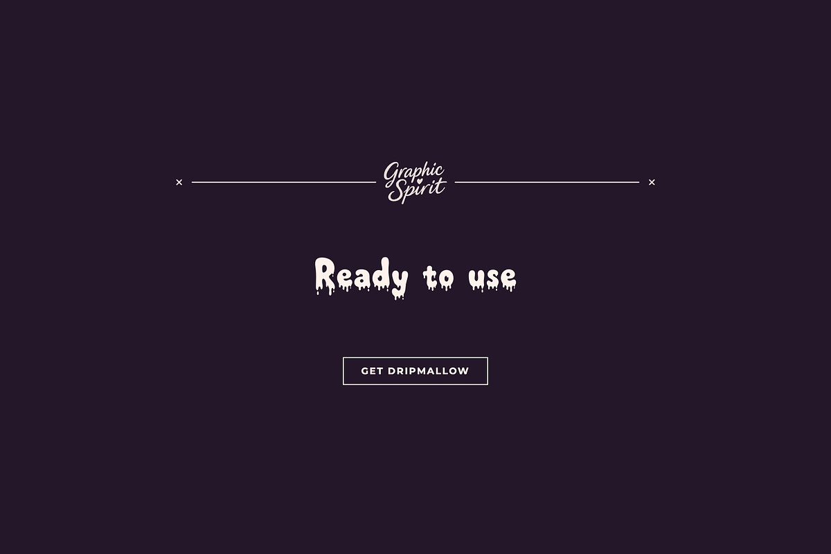 Dripmallow Playful Display Font, a Blackletter Font by Graphic Spirit (Photo 8 of 8)