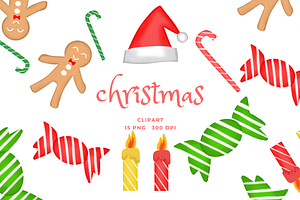 Christmas Clipart PNG Bundle
