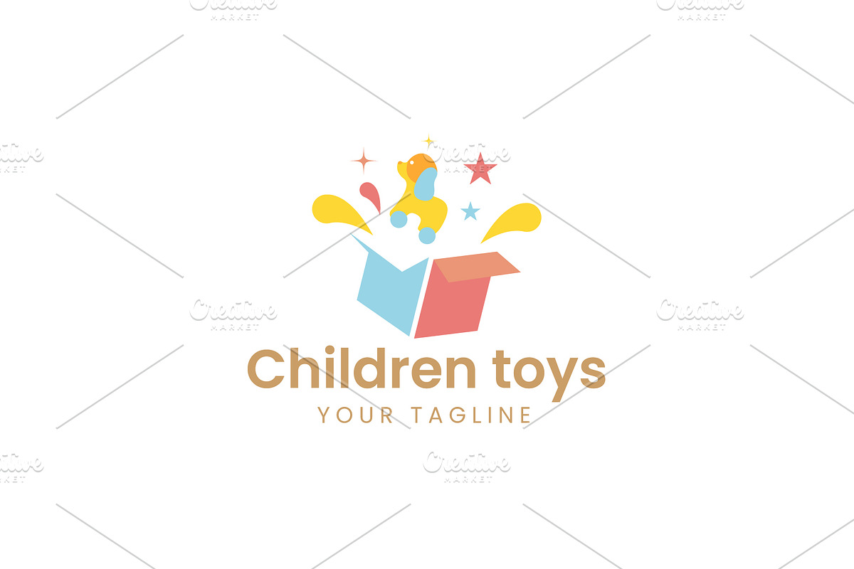 toys logo vector icon illustration, a Branding & Logo Template by Dyn Studio