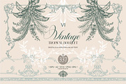 Vintage Tropical Bouquet, a Pattern Graphic by Collection by VY (Thumbnail 1 of 11)