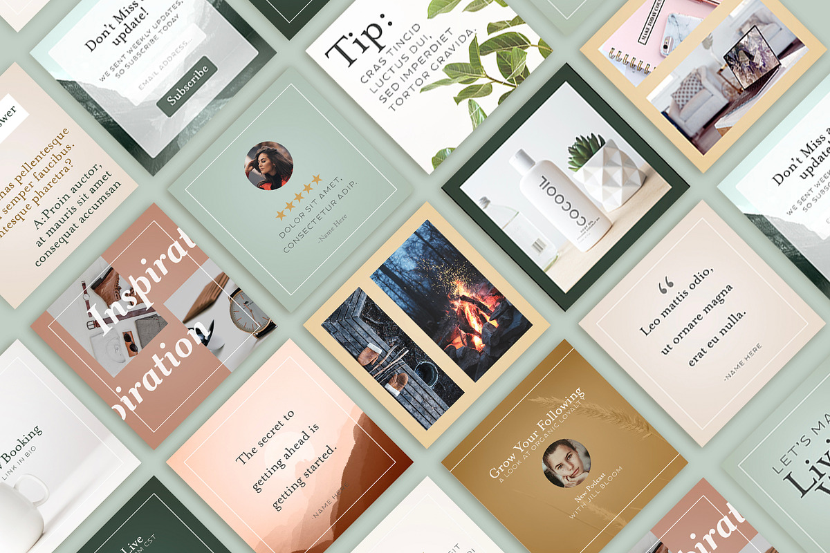 15 post Insta Marketing PSD Template, a Social Media Template by vanderdysDesign (Photo 2 of 3)