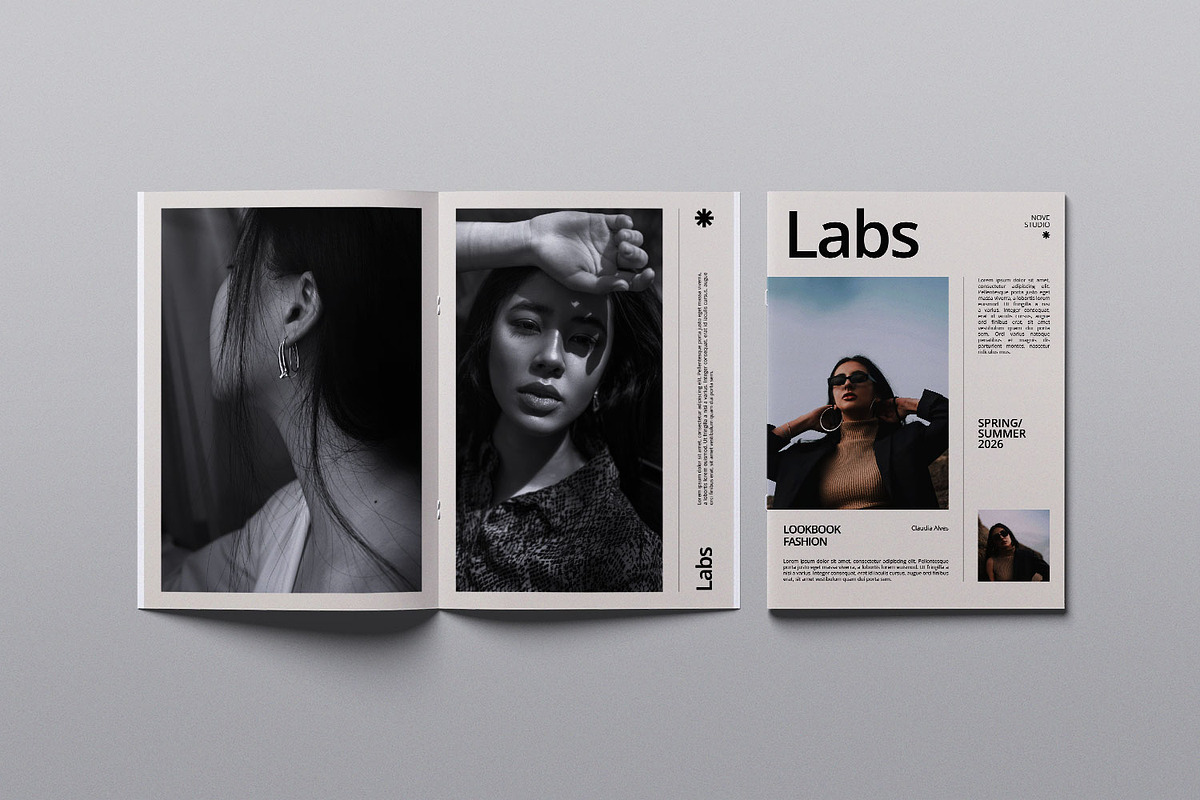 Labs Fashion Lookbook, a Magazine Template by Portocraft