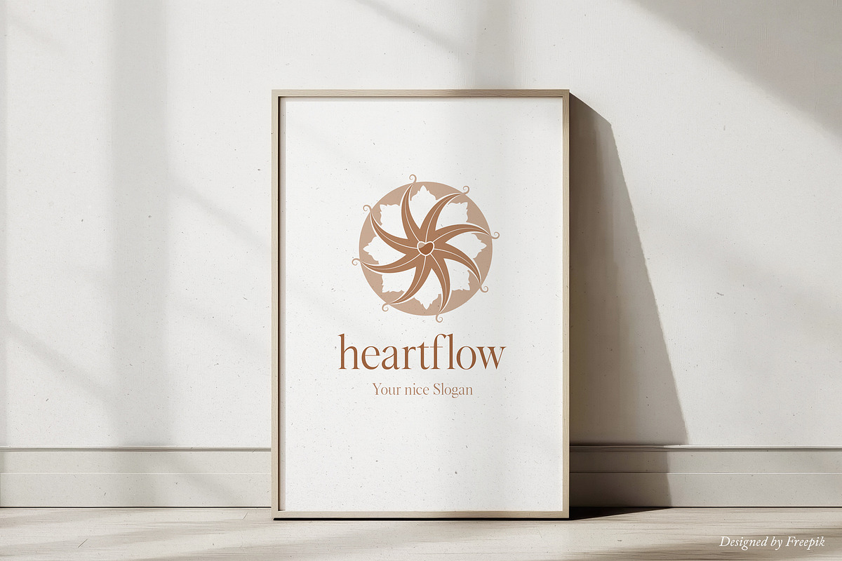 Holistic Zen Mandala Logo – Canva/AI, a Branding & Logo Template by Elibee (Photo 4 of 9)